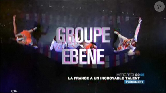 Le groupe Ebène participera à la troisième demi-finale de La France a un incroyable talent (mercredi 15 décembre 200 sur M6)