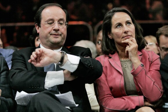 François Hollande et Ségolène Royal lors d'un meeting en mai 2007.
