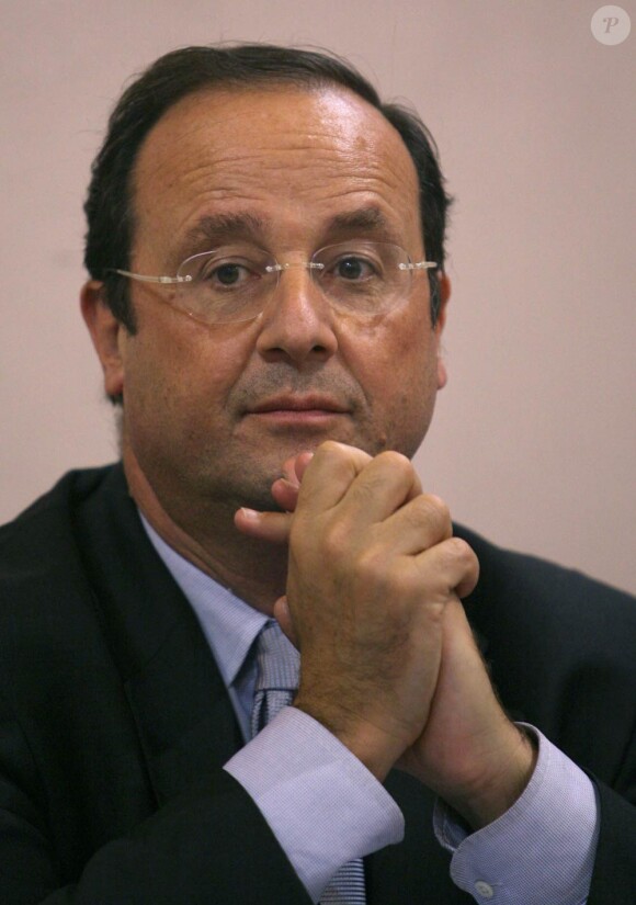 François Hollande à Lyon, en mai 2008.