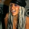 Christina Aguilera en août 2002 à une fête post-MTV Video Awards