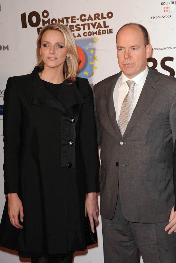 Albert de Monaco et Charlene Wittstock, le 26 novembre, à Monaco.