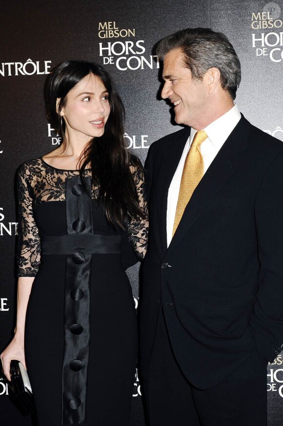 Mel Gibson et Oksana Grigorieva se sont séparés en 2010.