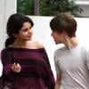Justin Bieber et Selena Gomez font une balade romantique à South Beach, Miami, le 18 décembre 2010.