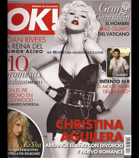 Christina Aguilera fait la Une des couvertures de magazines en 2011.
