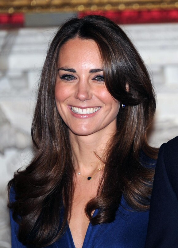 Kate Middleton los de l'annonce de ses fiançailles avec le prince William en novembre 2010