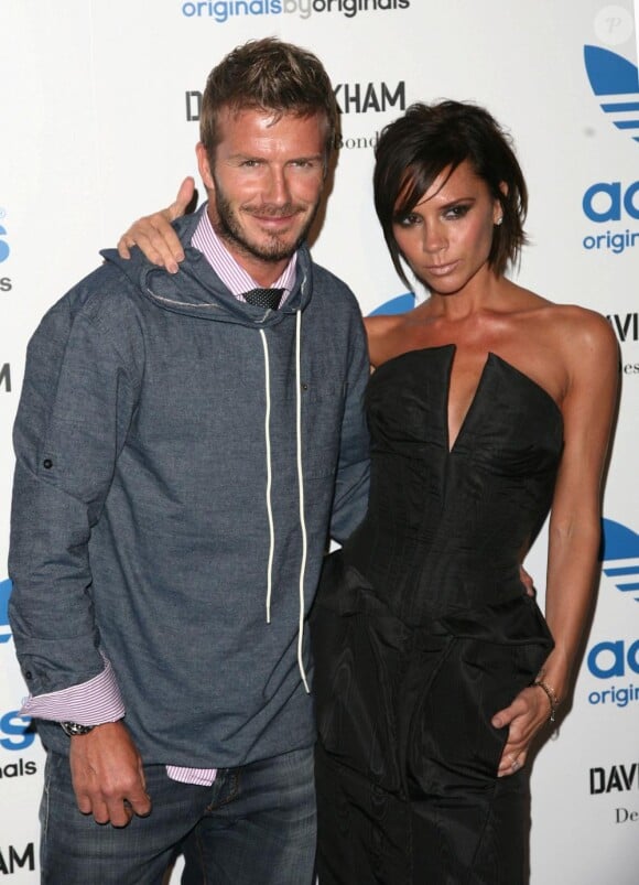David et Victoria Beckham en octobre 2009
