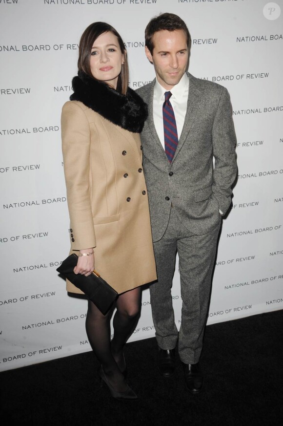 Emily Mortimer et son mari Alessandro Nivola lors du dîner du National Board of review