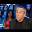 Thierry Ardisson évoque l'enfer de la drogue lors de l'émission Face aux Français, sur France 2, le 12 janvier 2011.