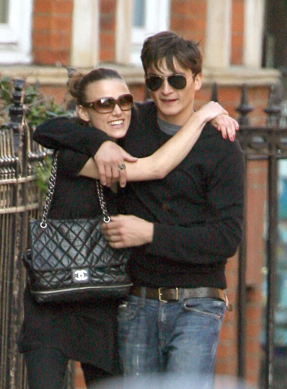 Rupert Friend et Keira Knightley à Londres en mai 2007