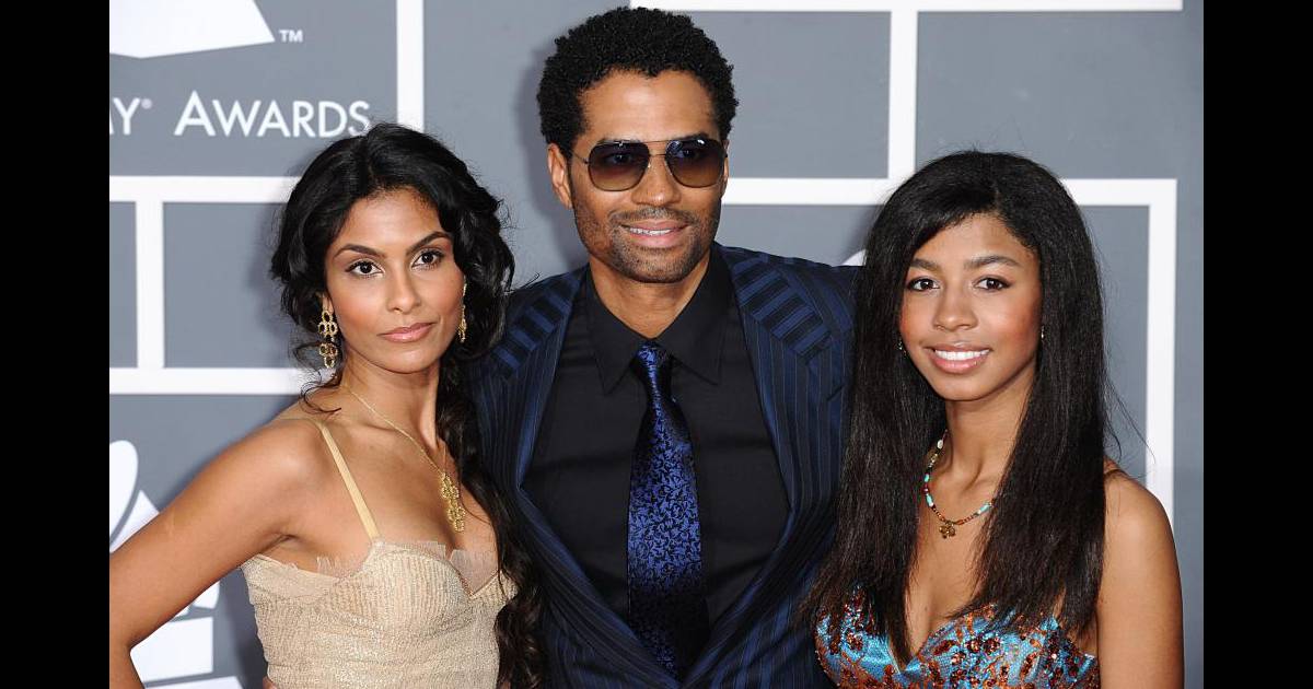 Eric Benét, sa fille India et Manuela Testolini - Purepeople