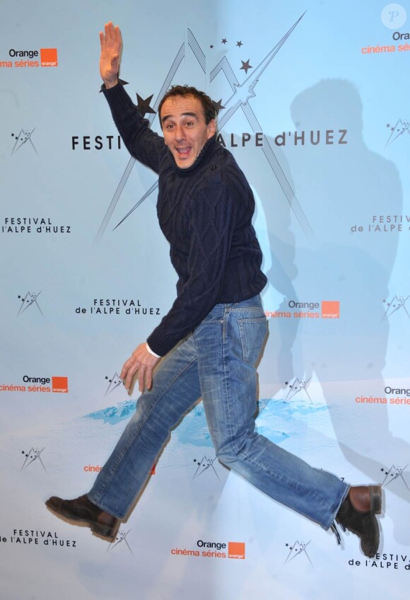 Elie Semoun au festival de l'Alpe d'Huez, le vendredi 21 janvier 2011.
