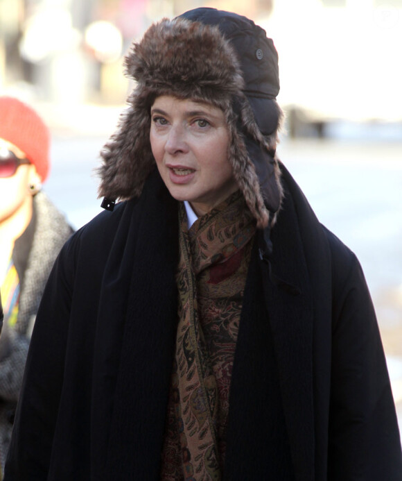 Isabella Rossellini se rend au festival de Sundance le 23 janvier 2011 à Park City (Utah) aux Etats-Unis