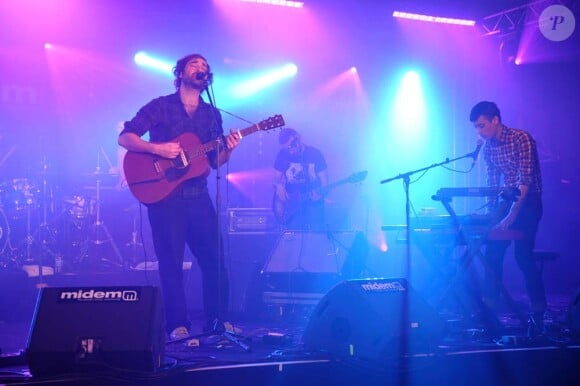 Concert de la délégation French Vibes à l'hôtel Martinez au Midem, à Cannes, le 23 janvier 2011 : Syd Matters