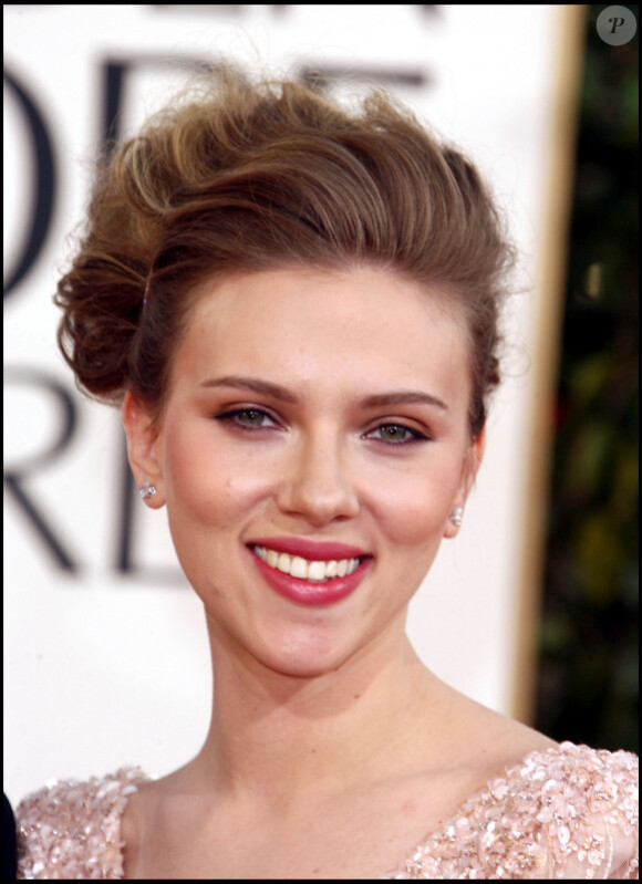 Scarlett Johansson à la cérémonie des Golden Globes, le 16 janvier 2011.