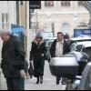 Kate Hudson, sa mère Goldie Hawn et son beau-père Kurt Russell en vacances à Paris, le 28 janvier 2011