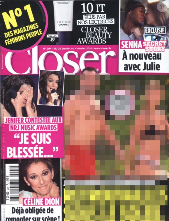 Le magazine Closer en kiosques le samedi 29 janvier. 