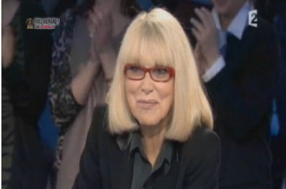 Mireille Darc, invitée sur le plateau d'On n'est pas couché, samedi 29 janvier.
