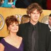 Susan Sarandon et son fils lors des Screen Actors Guild Awards le 30 janvier 2011 à Los Angeles