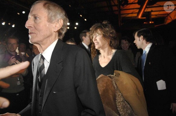 John Barry et Jane Birkin, à l'occasion du festival international Musique et Cinéma, à Auxerre, le 17 novembre 2007.