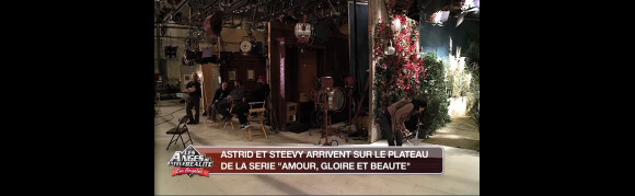 Le plateau d'Amour, gloire et beauté (épisode du 2 février 2011)