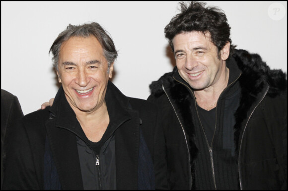 Richard Berry et Patrick Bruel au lancement de Legend, nouveau parfum de la maison Montblanc. 3 février 2011