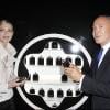 Sarah Marshall et Jean-Claude Jitrois au lancement de Legend, nouveau parfum de la maison Montblanc. 3 février 2011