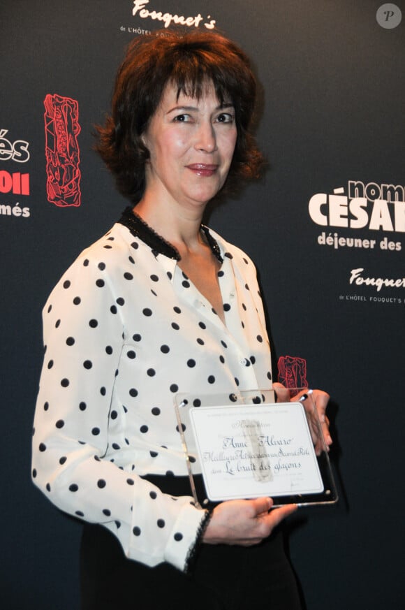 Anne Alvaro lors du déjeuner des nominés des César le 5 février 2011