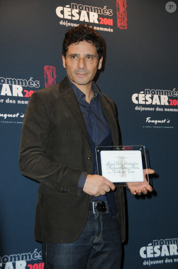 Pascal Elbé lors du déjeuner des nominés des César le 5 février 2011