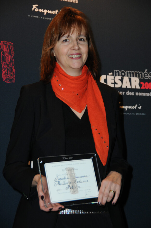 Pascaline Chavanne lors du déjeuner des nominés des César le 5 février 2011