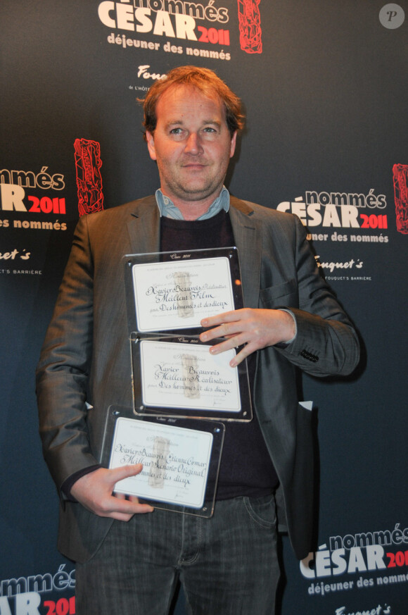 Xavier Beauvois lors du déjeuner des nominés des César le 5 février 2011