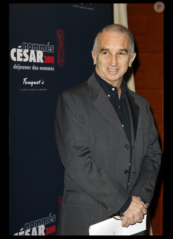 Alain Terzian lors du déjeuner des nominés aux César le 5 février 2011 à Paris