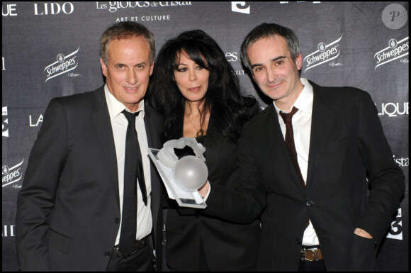 Yamina Benguigui et Olivier Assayas à la cérémonie des Globes de Cristal 2011.