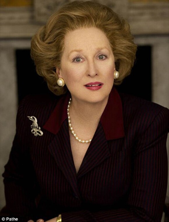 Meryl Streep est Margaret Thatcher dans The Iron Lady.