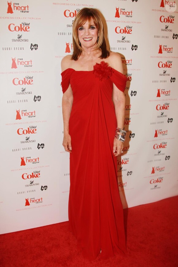 Linda Grey à la soirée The Heart truth's red dress collection à New York, le 9 février 2011.