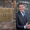 David Hasselhoff reçu par les étudiants de Oxford Union, en Angleterre, le 8 février 2011