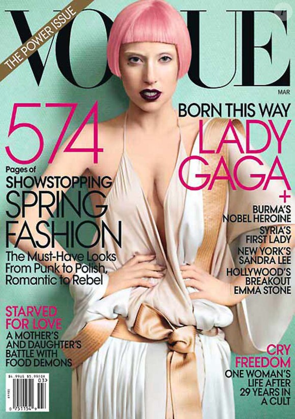 Lady Gaga pour le Vogue américain, mars 2011