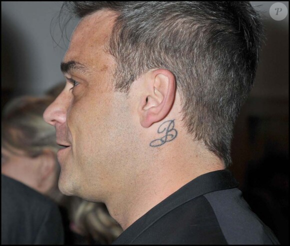 Robbie Williams et Ayda Field, lancement de la nouvelle ligne Spencer Hart, à Londres, le 10 février 2011