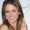 Sophia Bush dans les Backstages du défilé Max Azria lors de la Fashion Week de New York, le 13 février 2011.