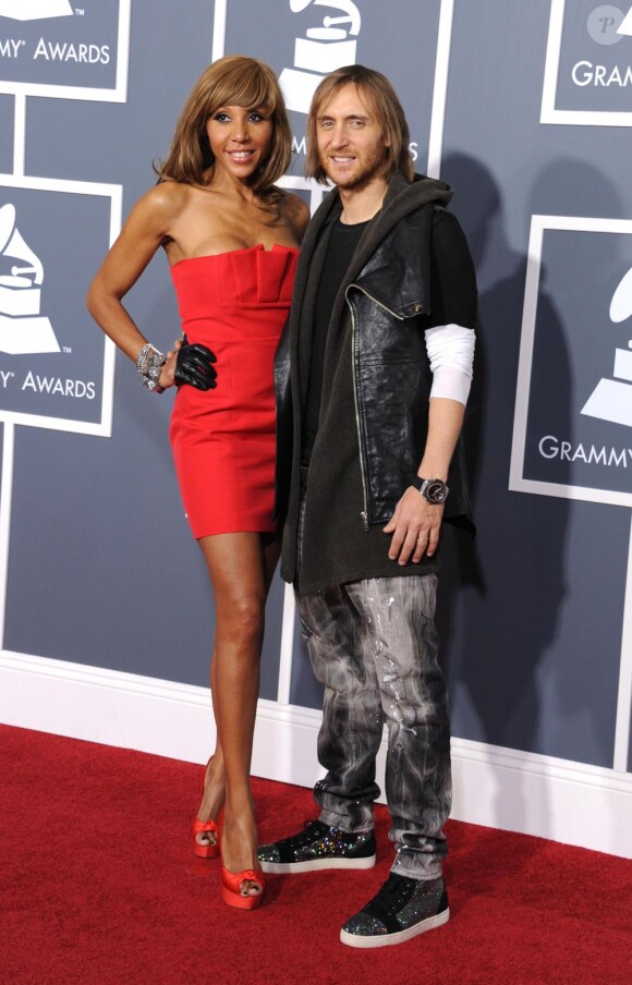 Cathy et David Guetta, Grammy Awards, Los Angeles, le 13 février 2011