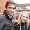 Audrey Lamy et son compagnon Thomas, le 30 mai 2010.