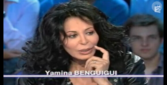 Yamina Benguigui, lors de son passage dans l'émission On n'est pas couché, en 2009.