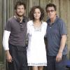 Guillaume Canet, Marion Cotillard et François Cluzet sur le tournage des Petits Mouchoirs