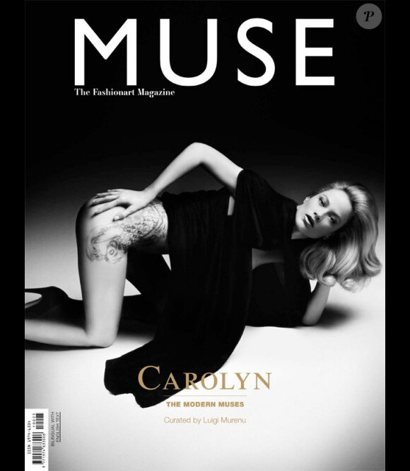 Carolyn Murphy en couverture du magazine Muse, printemps 2011.