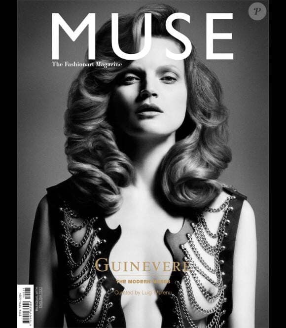 Guinevere Van Seenus en couverture du magazine Muse, printemps 2011.
