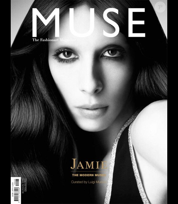 Jamie Bochert en couverture du magazine Muse, printemps 2011.