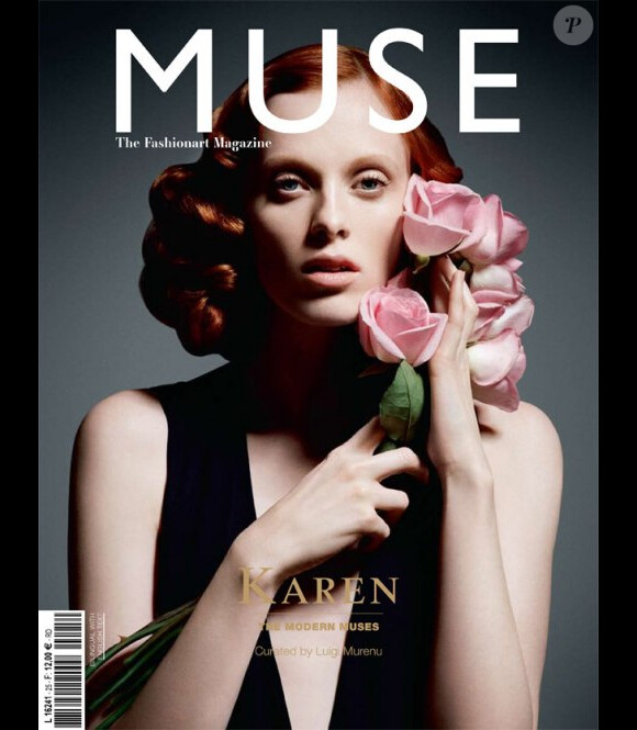 Karen Elson en couverture du magazine Muse, printemps 2011.