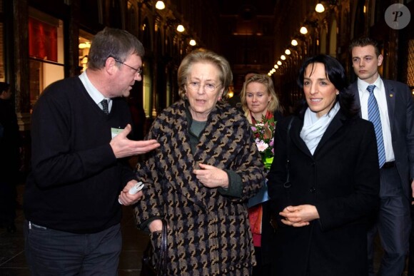 Jacques Weber, avec la réalisatrice Caroline Glorion et sa partenaire à l'écran Anna Coesens, présentait le 21 février 2011 le téléfilm Joseph l'insoumis au cinéma Arenberg à Bruxelles, en présence de la reine Paola.