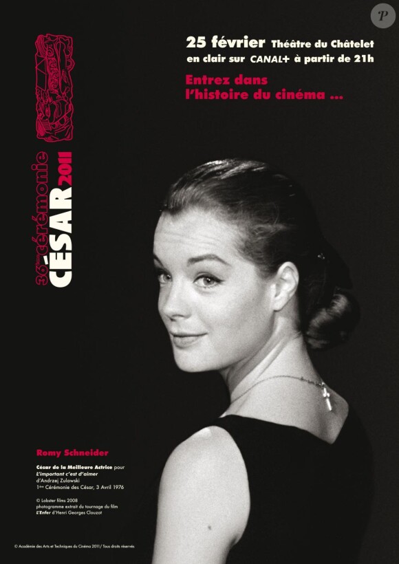 L'affiche de la 36e édition des César (2011)