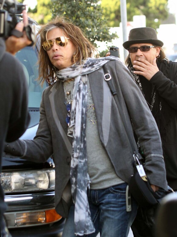 Steven Tyler dans les rues de Beverly Hills, le 24 février 2010