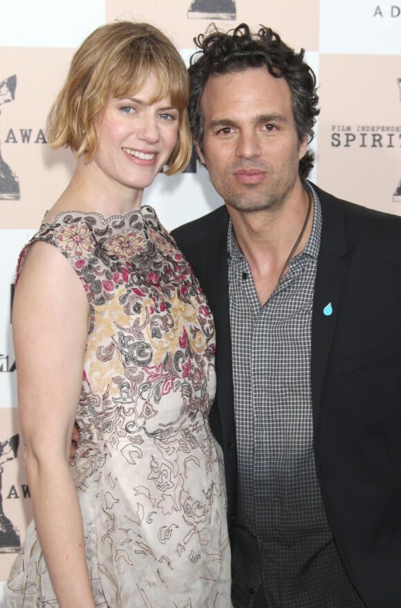 Sunrise Coigney et Mark Ruffalo à la cérémonie Film Independent Spirit Awards à Santa Monica, le 26 février 2011.